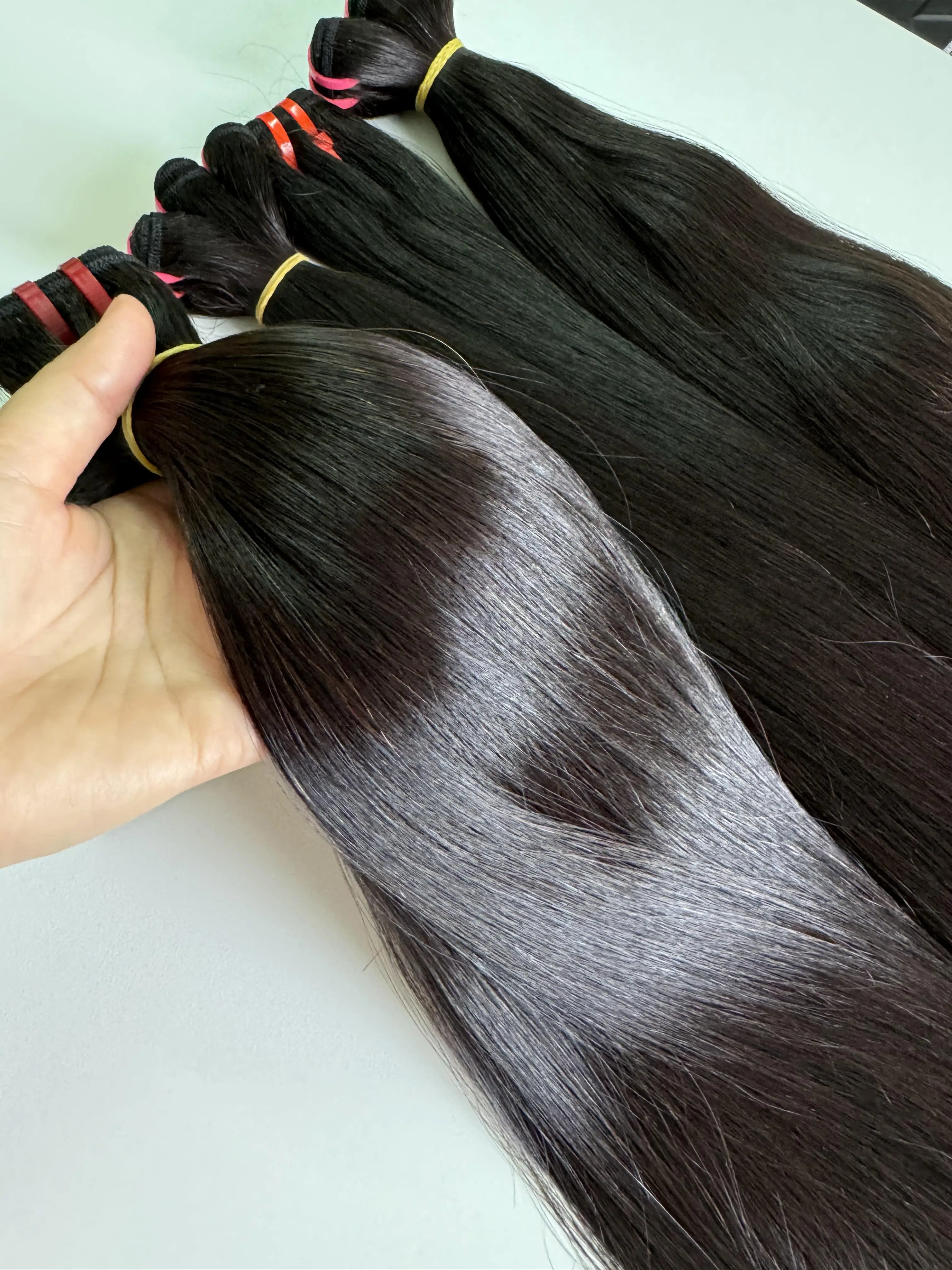 Hot Sale Human Remy Virgin Cuticle Hair Extensions Double Drawn Machine Weft Soft Loose Deep Waves Natural Curl Hot Selling HD
