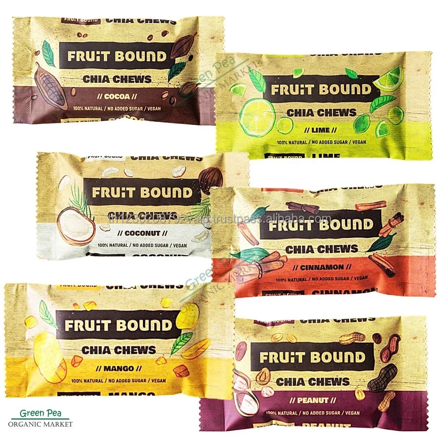 Fruit Bound Protein Bar Delicious Sugar Free Treats 40 grams  For Health Conscious People 6 Flavors New Style