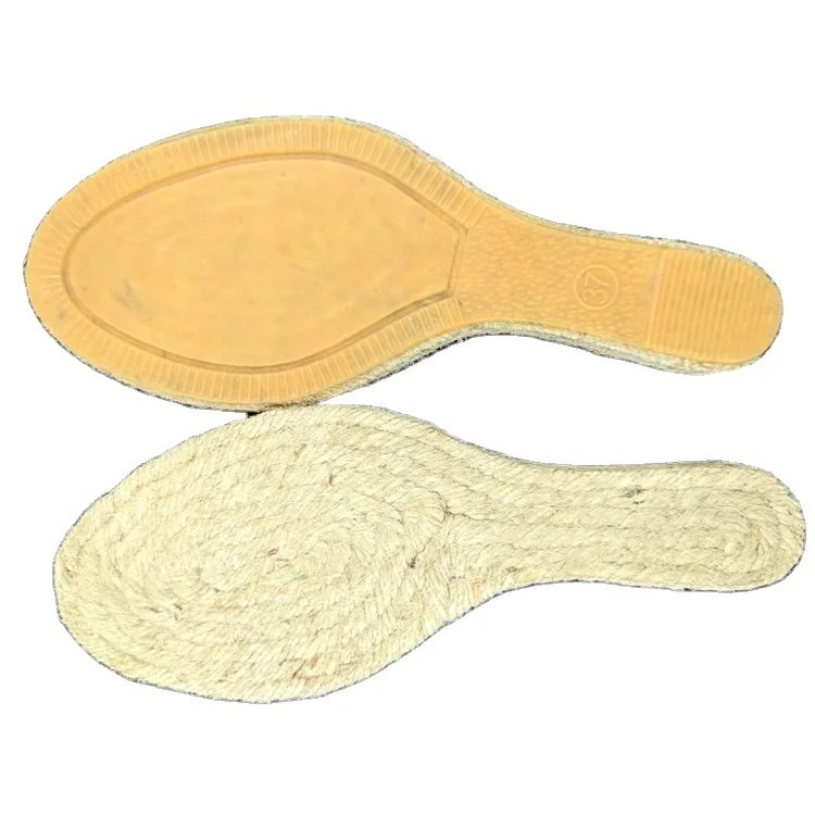 2022 Most Selling Premium Quality High Grade Handmade Jute and Rubber Espadrilles Sole at Best Competitive Price