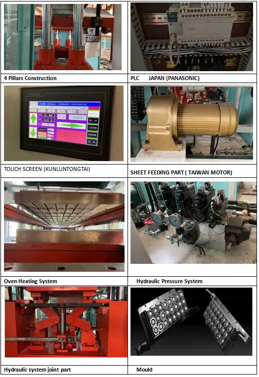 Selling plastic pot plate making machine price and thermocol plate plastic glass making machine