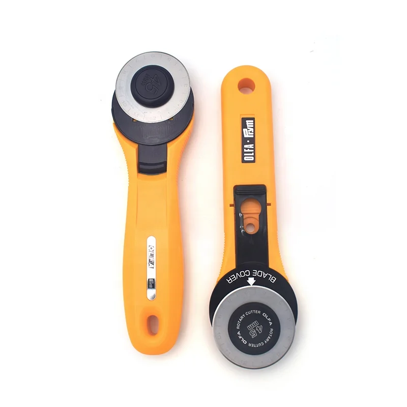 Factory Price Prym Olea Ergonomic Soft Handle Rotary Cutter Maxi 45mm Handicraft Tools Sewing Accessories