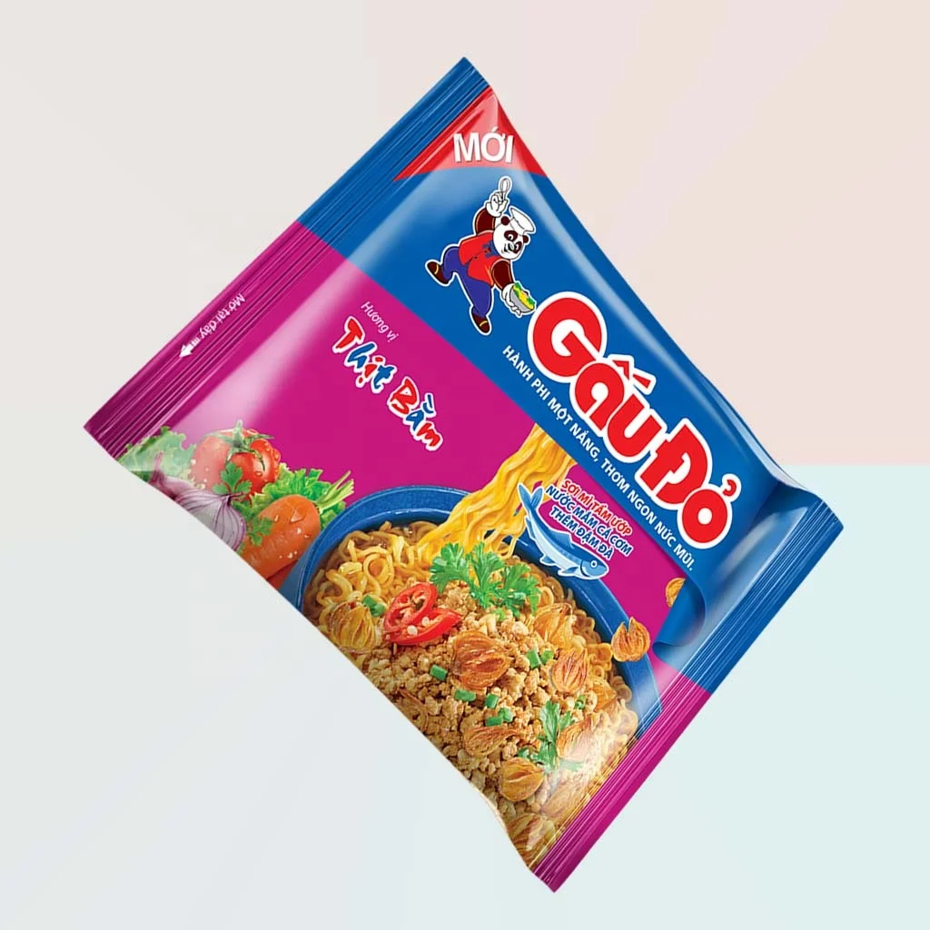 Best seller in Vietnam Tasty foods for all daily meals with delicious Minced Meat Instant Noodles Delicious and cheap