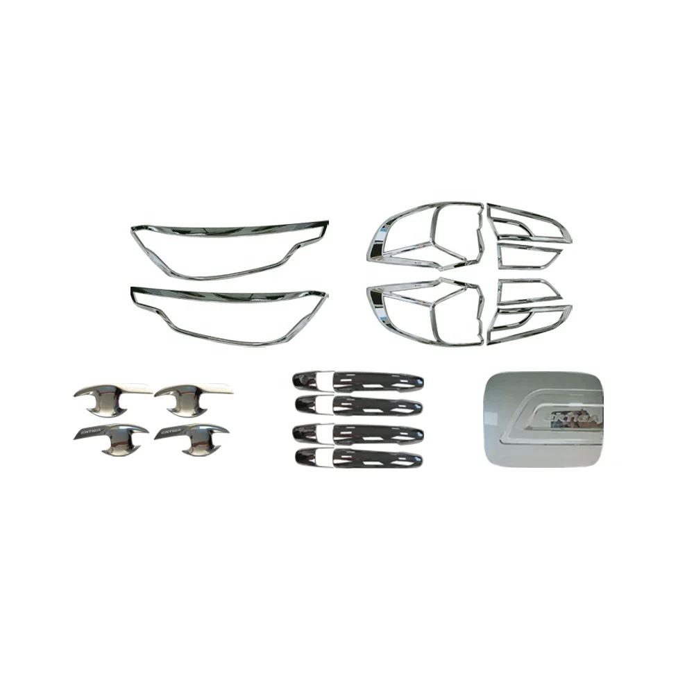 Hot Selling Custom Headlight Cover Car Body Chrome Kits for Suzuki Ertiga 2019 Accessories