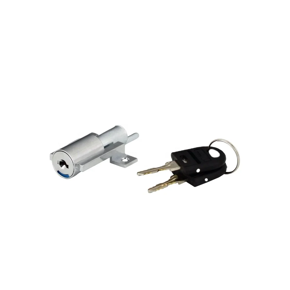 Pedestal lock master key for furniture cabinet lock