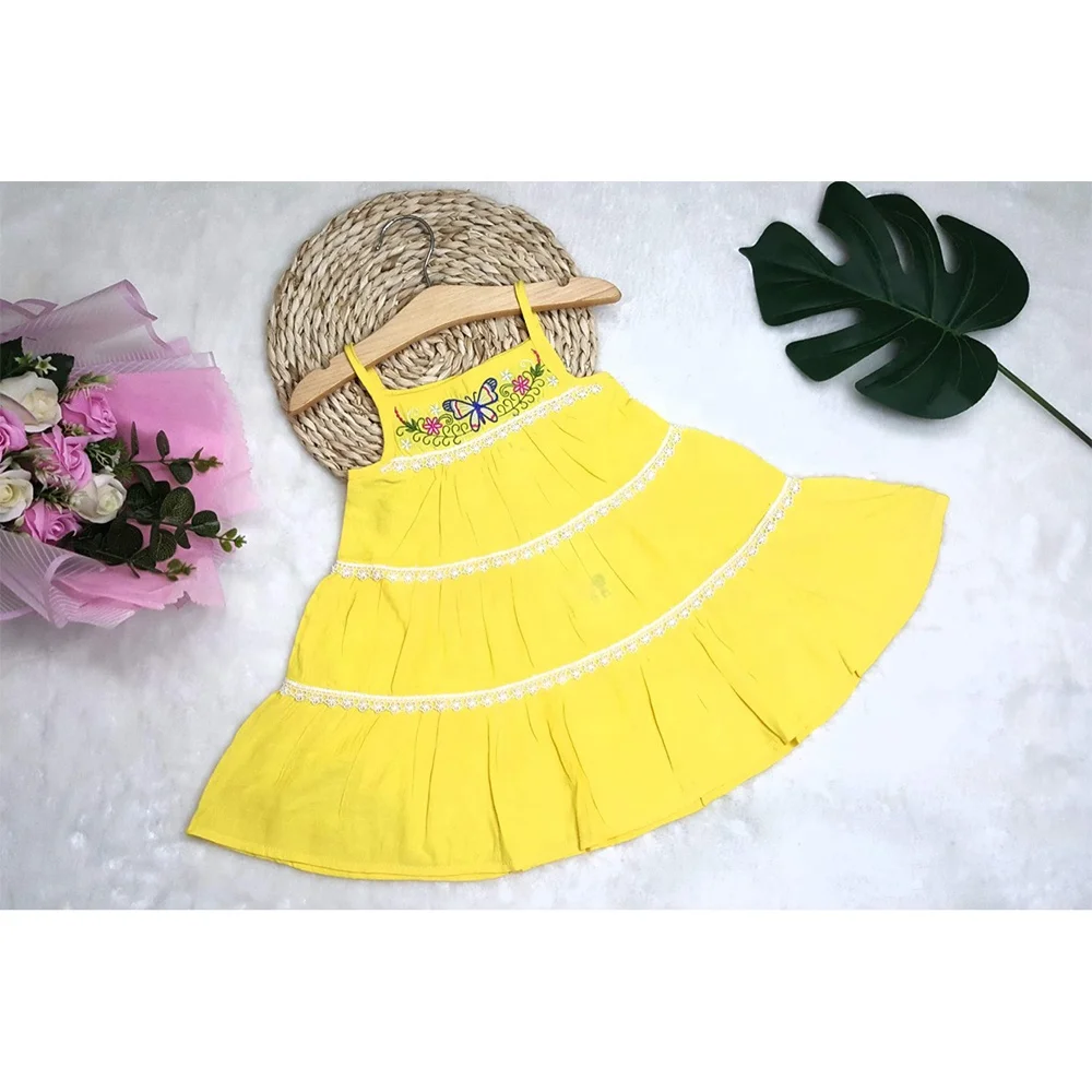 Baby Girl Dress Clothes Floral Print Baby Summer Dress Toddler Girl Sleeveless Flower Casual Dresses For Export In Bulk