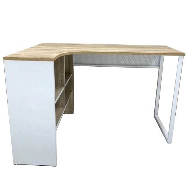 Home Office Furniture Working Computer with cabinet L Shape Writing	 computer desk