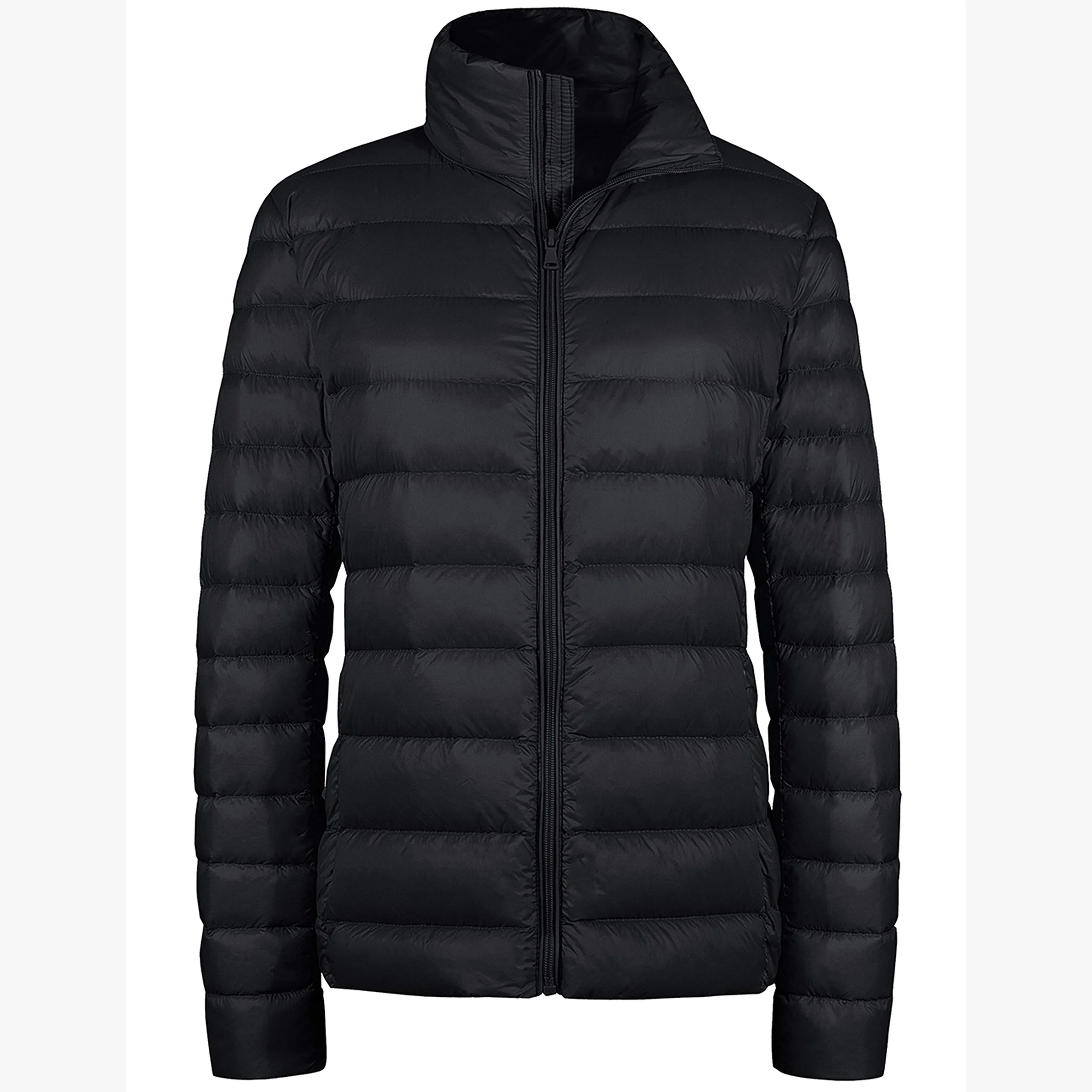 shiny puffer jacket women