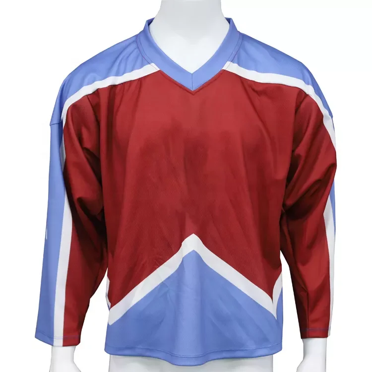 Top quality sublimated ice hockey jersey customized designs logos and best custom material cheap wholesale price