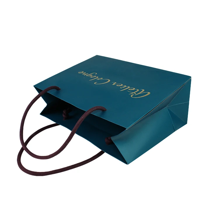 custom eco-friendly paper bag for pillow packaging best quality brown kraft paper shopping bag wholesale tableware paper bag