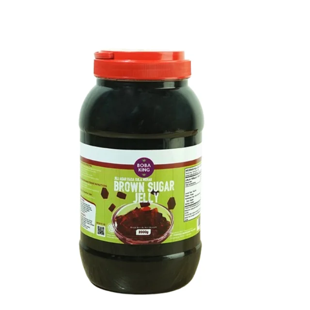 hot selling super premium grade Brown Sugar Jelly 2kg with 100% natural ingredients for jelly and pudding snacks