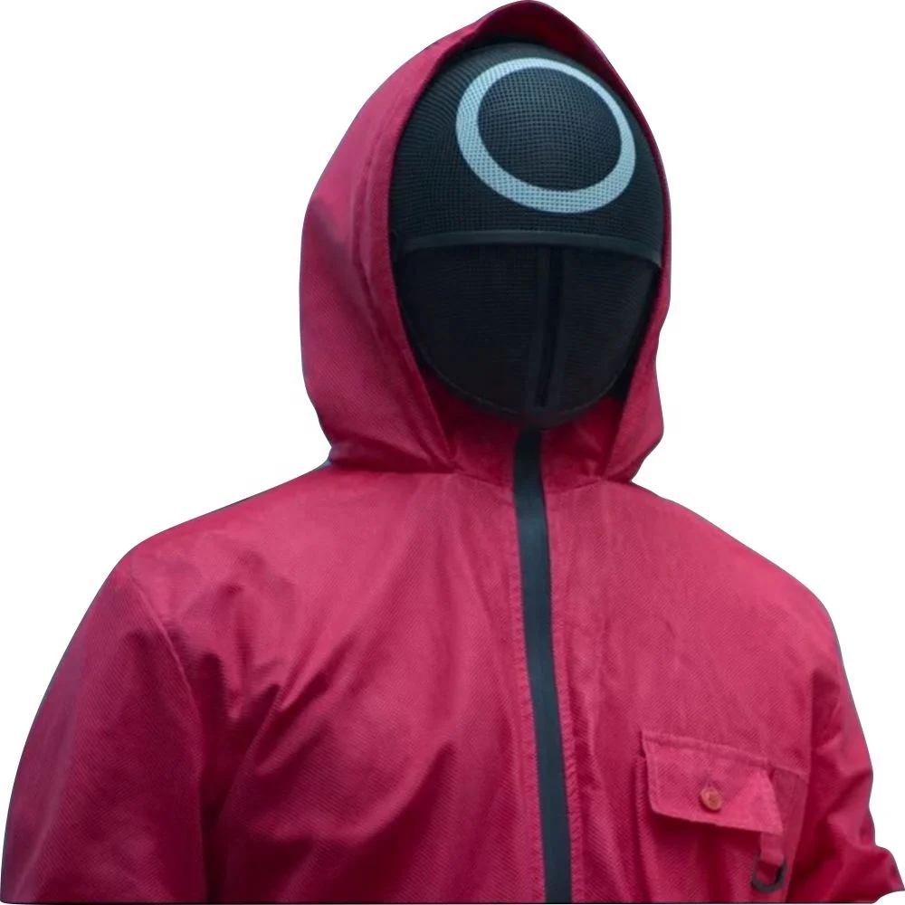 Squid Game Costume Jumpsuit Villain Red Outfit Kdrama Round Six Halloween Cosplay Costumes for Men Women