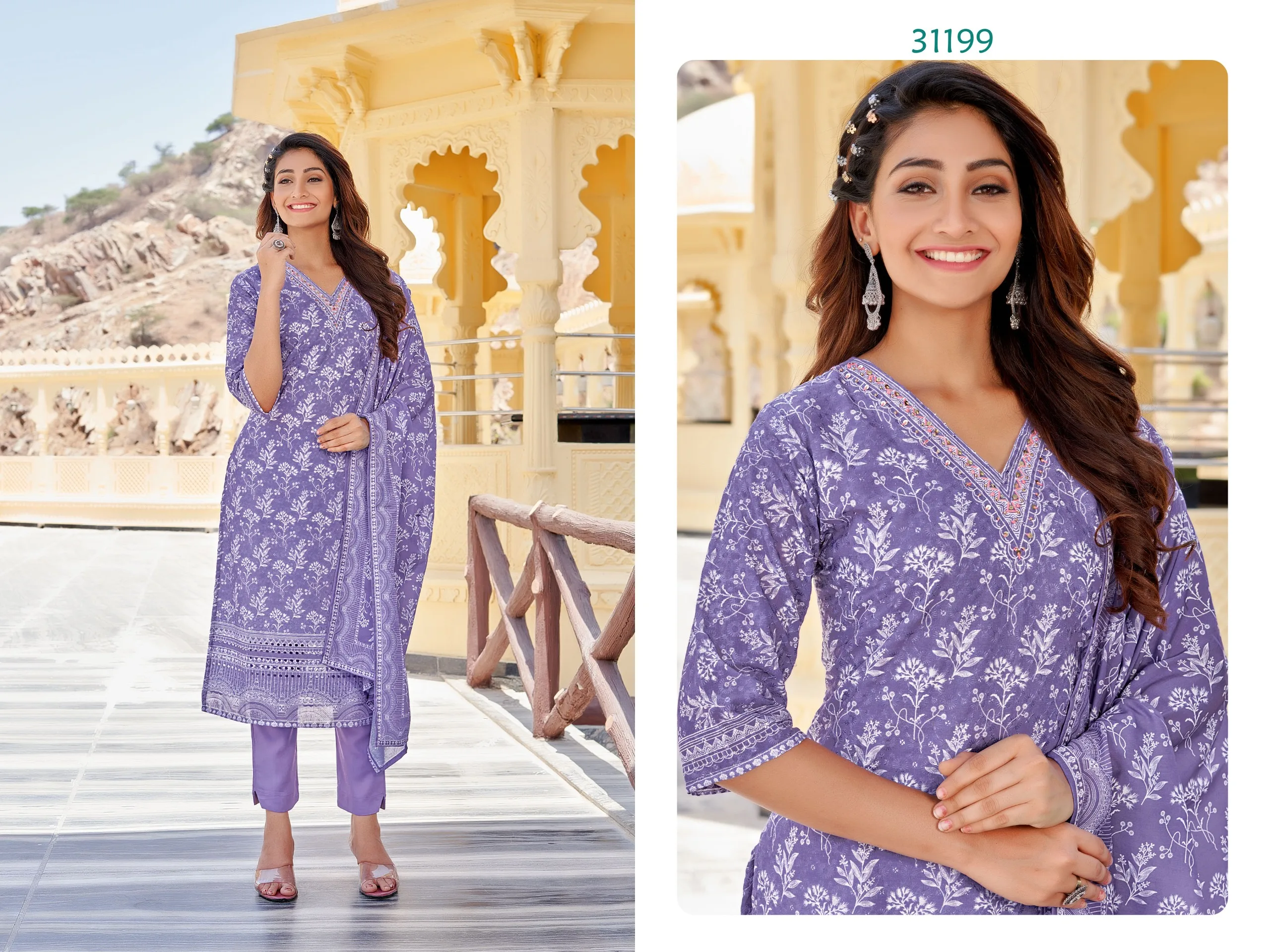 TOP SELLING NEW INDIAN & PAKISTANI STYLISH HEAVY EMBROIDERY LONG 3 PIECES CHICKEN FABRIC KURTI SET DRESS FOR WOMEN 2024