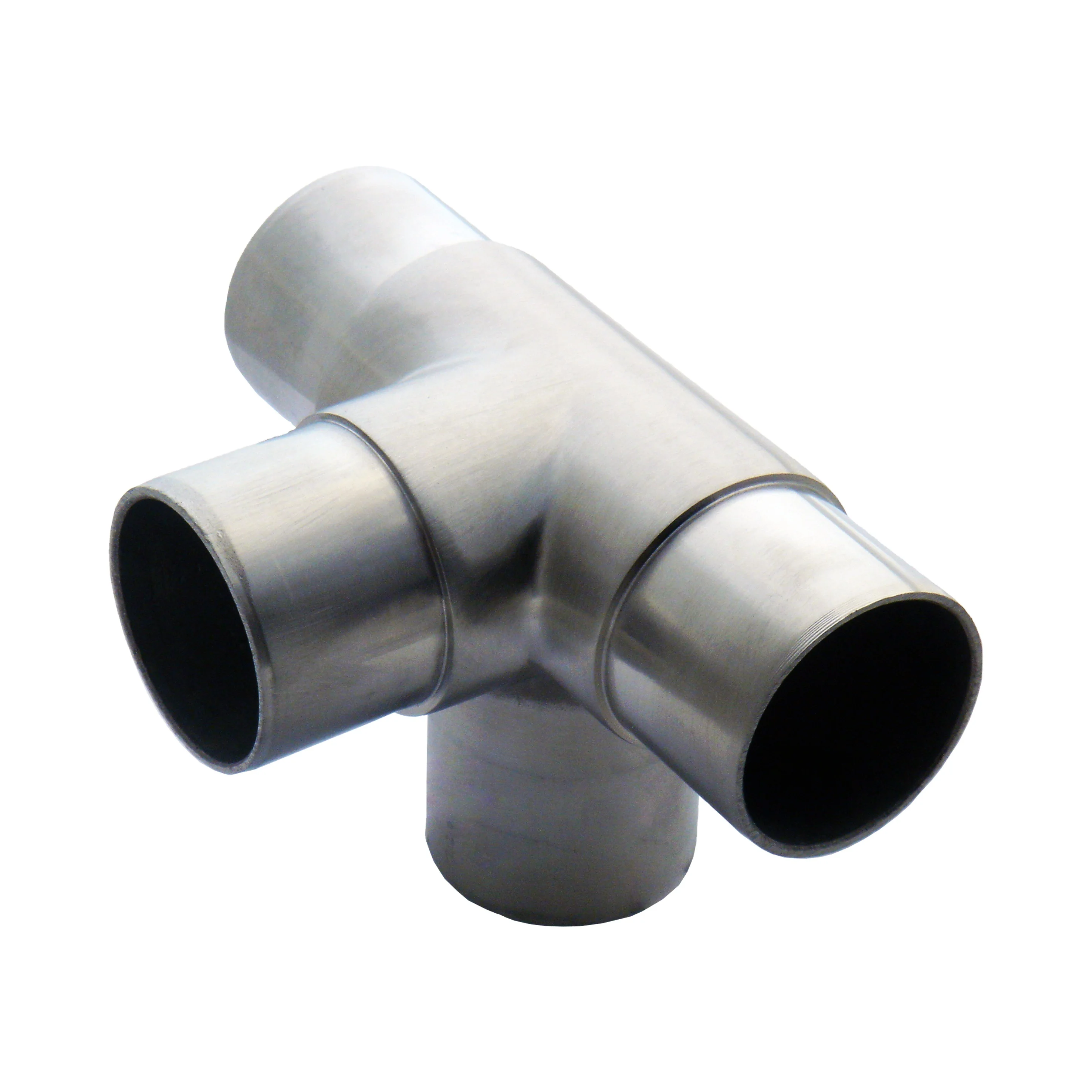 Stainless Steel 4 Way Tee Tube Connector