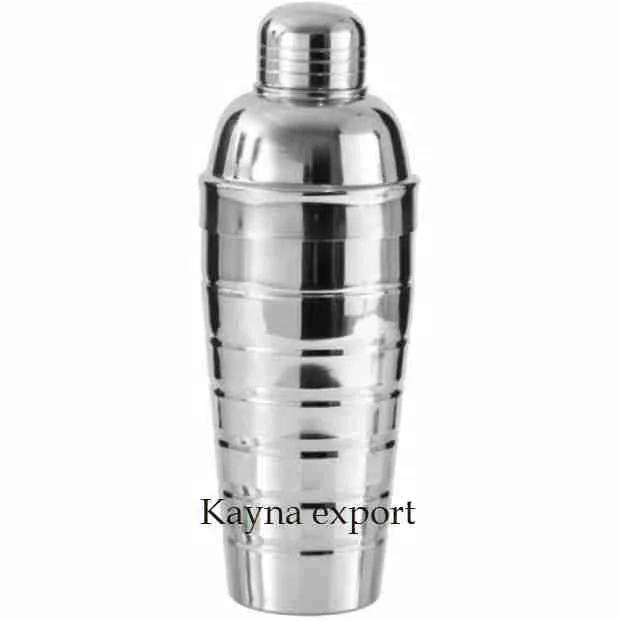 Standard Barware Plain Cocktail Shaker Drink Mixer Barware Stainless Steel Mocktail Cocktail Shaker use for Bar countertop
