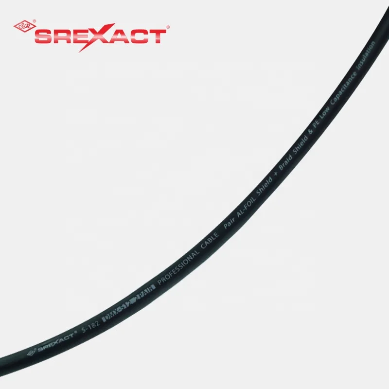 Кабель dmx 512 из алюминиевой фольги и оплетки с двойным экраном