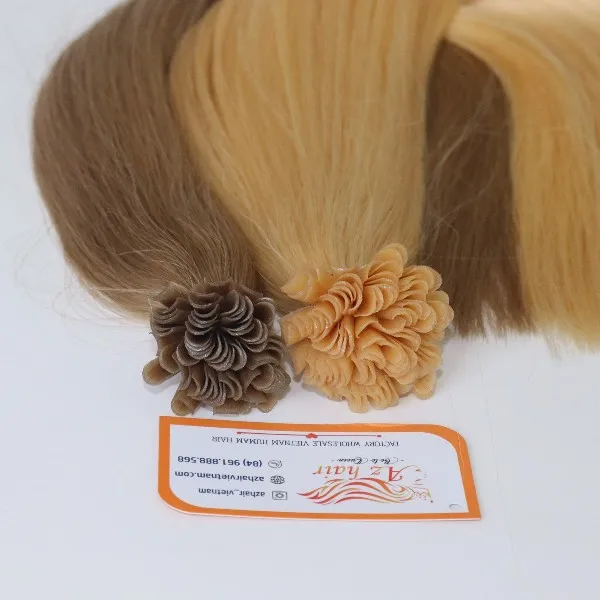 Summer Sale Keratin Raw Virgin Cuticle Aligned Human Hair Extensions Vietnam U Tip Wholesale Hair Supplier Vietnam