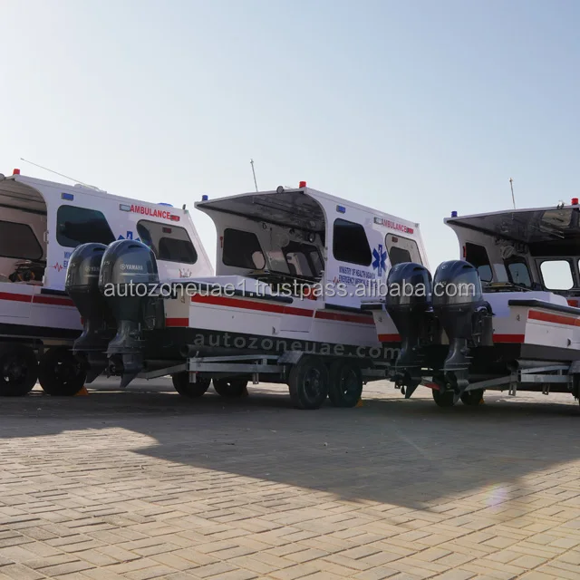Best Quality New Boat Ambulance Gasoline & Diesel Fuel Competitive Medical Ambulance Prices for Sale