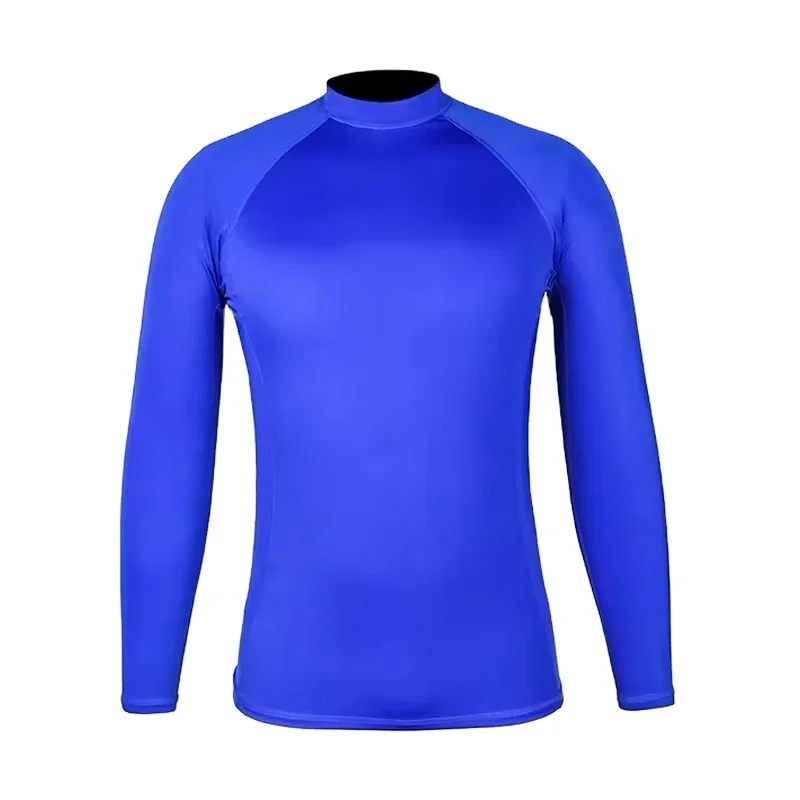Men Swimming Shirt Rash Vest Protection Clothing Rush Guard Rash Guard Printed Rash Guard For Men