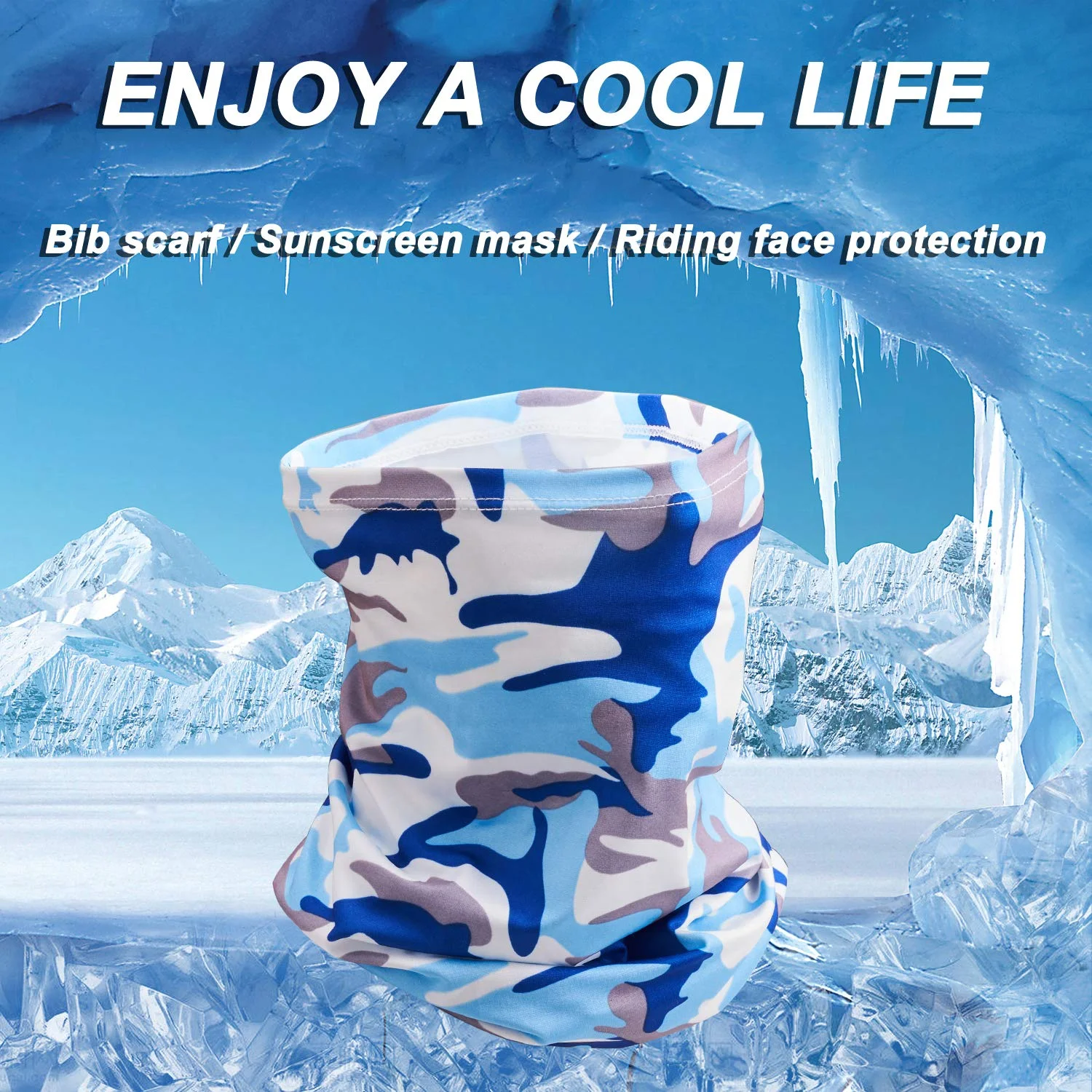 Face Neck Gaiters Full Coverage Bandanas Headband for Boys Girls Anti Wind Warmer Scarf