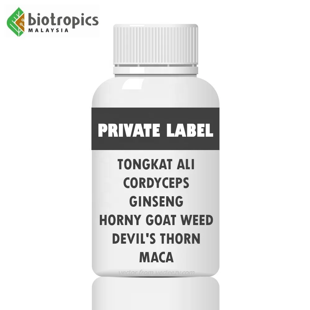 Новый продукт для здоровья OEM No Brand натуральный женьшень Tongkat Ali Maca HornyGoatWeed Tribulus Cordyceps в овощных Капсулах