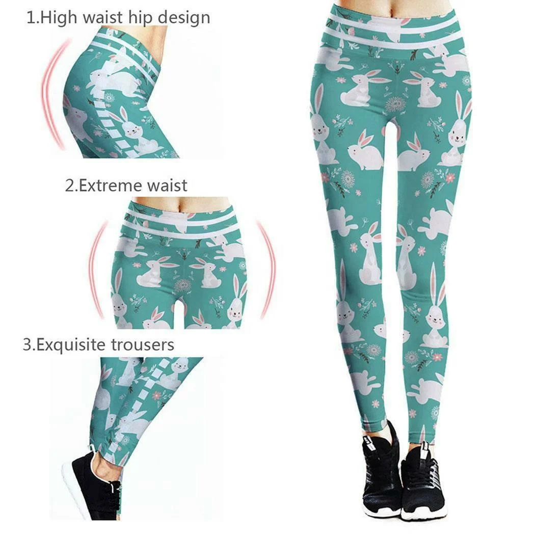 OEM Made High Quality Women Printing Fitness leggings Fashion Slim High Waist Leggings Woman Pants Sublimation Yoga Pants