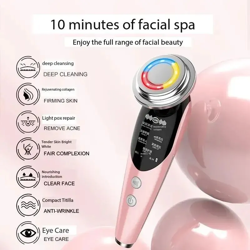4-Mode Beauty Meter Home Importer Facial Massage Lifting And Firming Massager Facial Cleansing Photorejuvenation