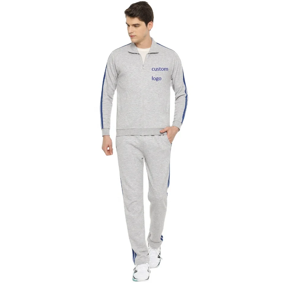 2021 Tracksuit Half Zipper Custom Logo Mens Womens Sweatsuit Jogger Pant Hoodie