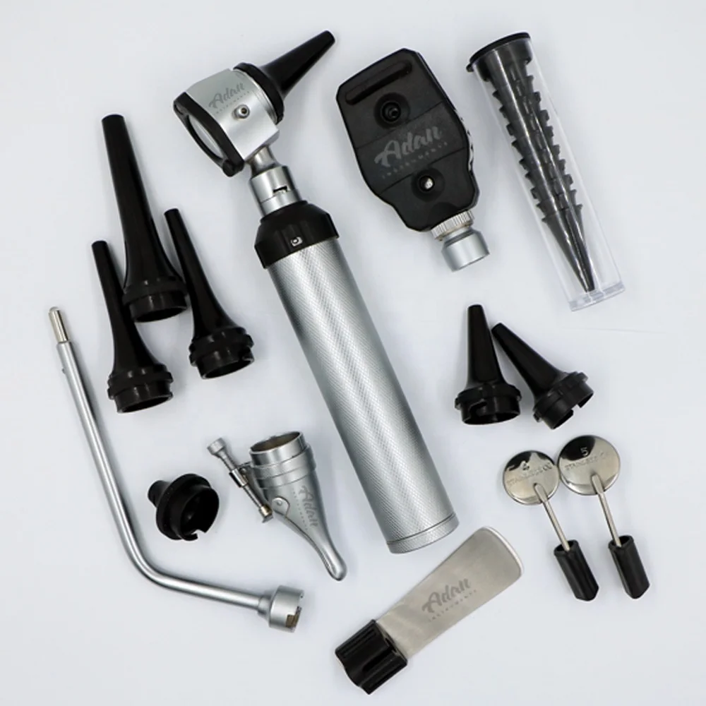 Top Trending Pro Diagnostic Ent Set of Otoscope Ophthalmoscope Nasal Speculum Speculas for Veterinary + Human Use