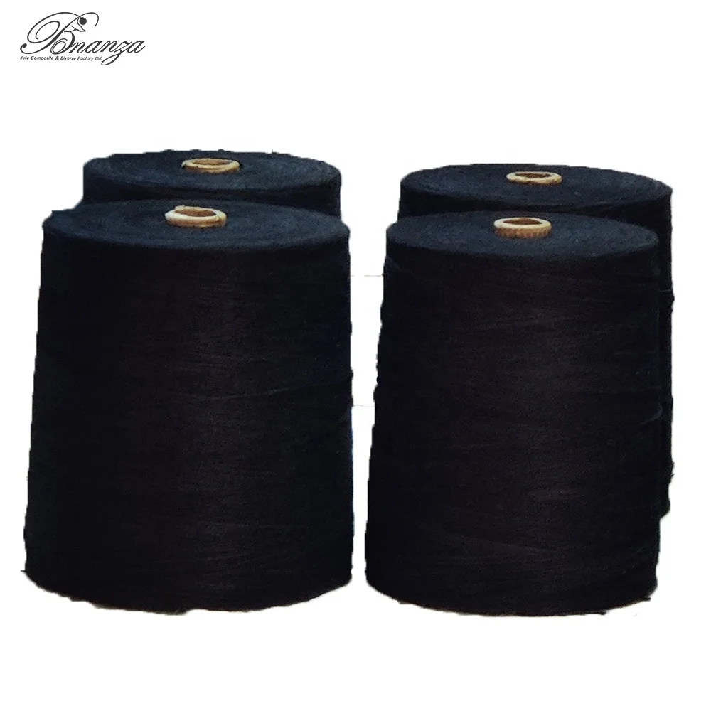Highly Decorative Dark Black Fancy Jute Twine of 10 lbs 2 ply CB Quality
