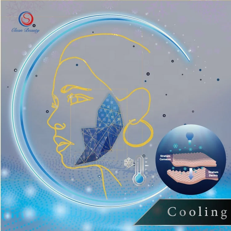 Hot Sell Best Taiwan anti-age Hydrating men facial mask Natural skin cooling beauty facemask