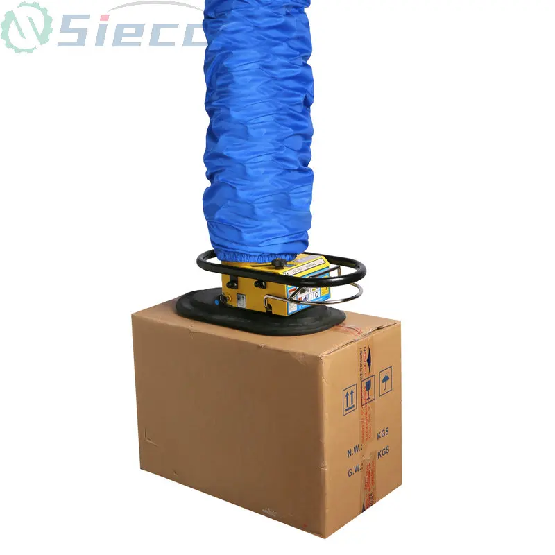 with suction cup lift carton carry plastic bags sheet metal lifting device vacuum lifter for cartons