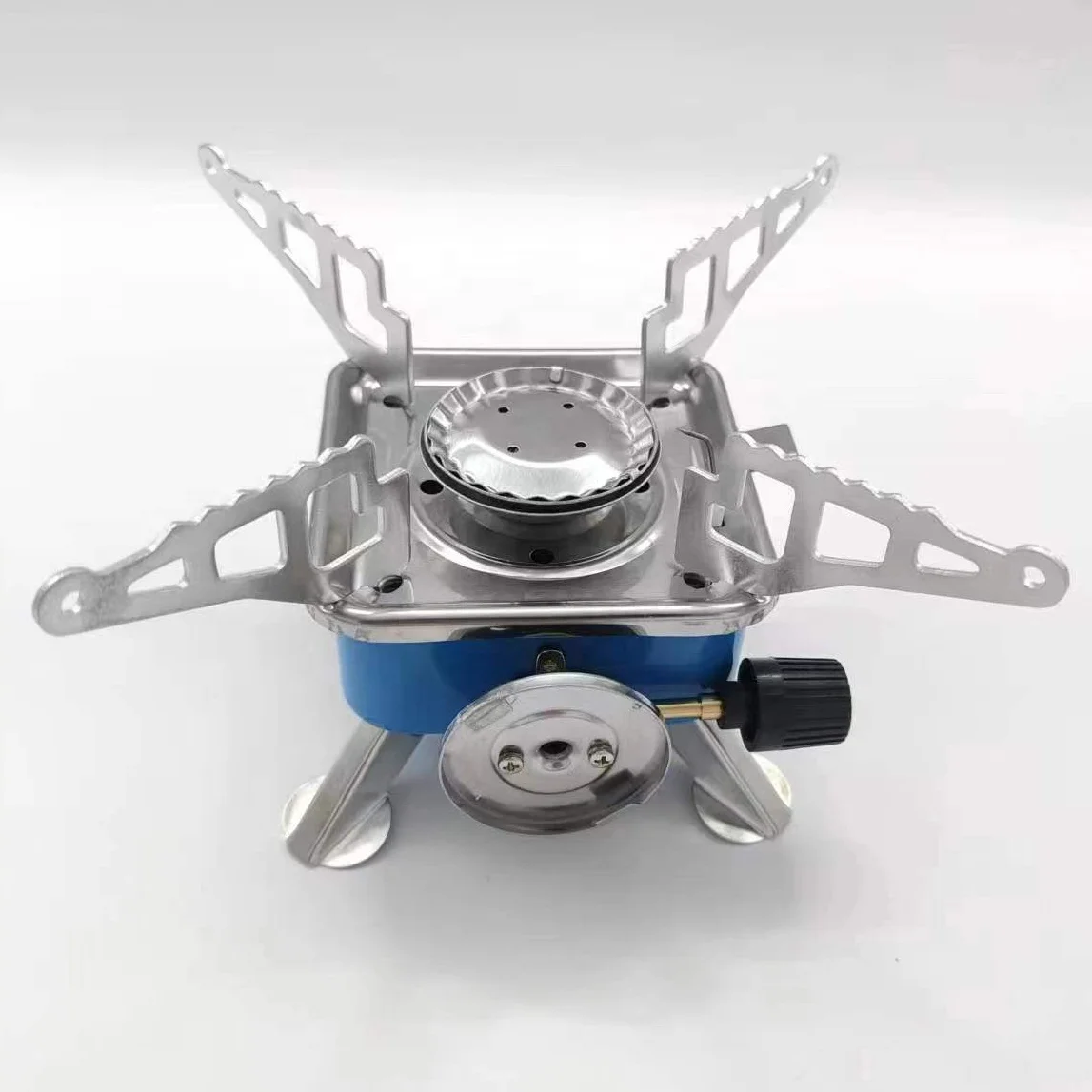 Outdoor Aluminum Portable Butane Gas Stove Ultralight Picnic Camping Folded Mini Gas Stove