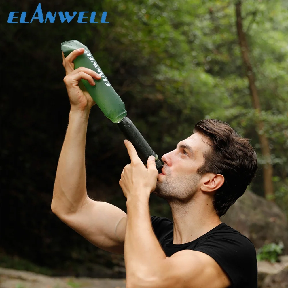 survival personal outdoor portable water filter straw