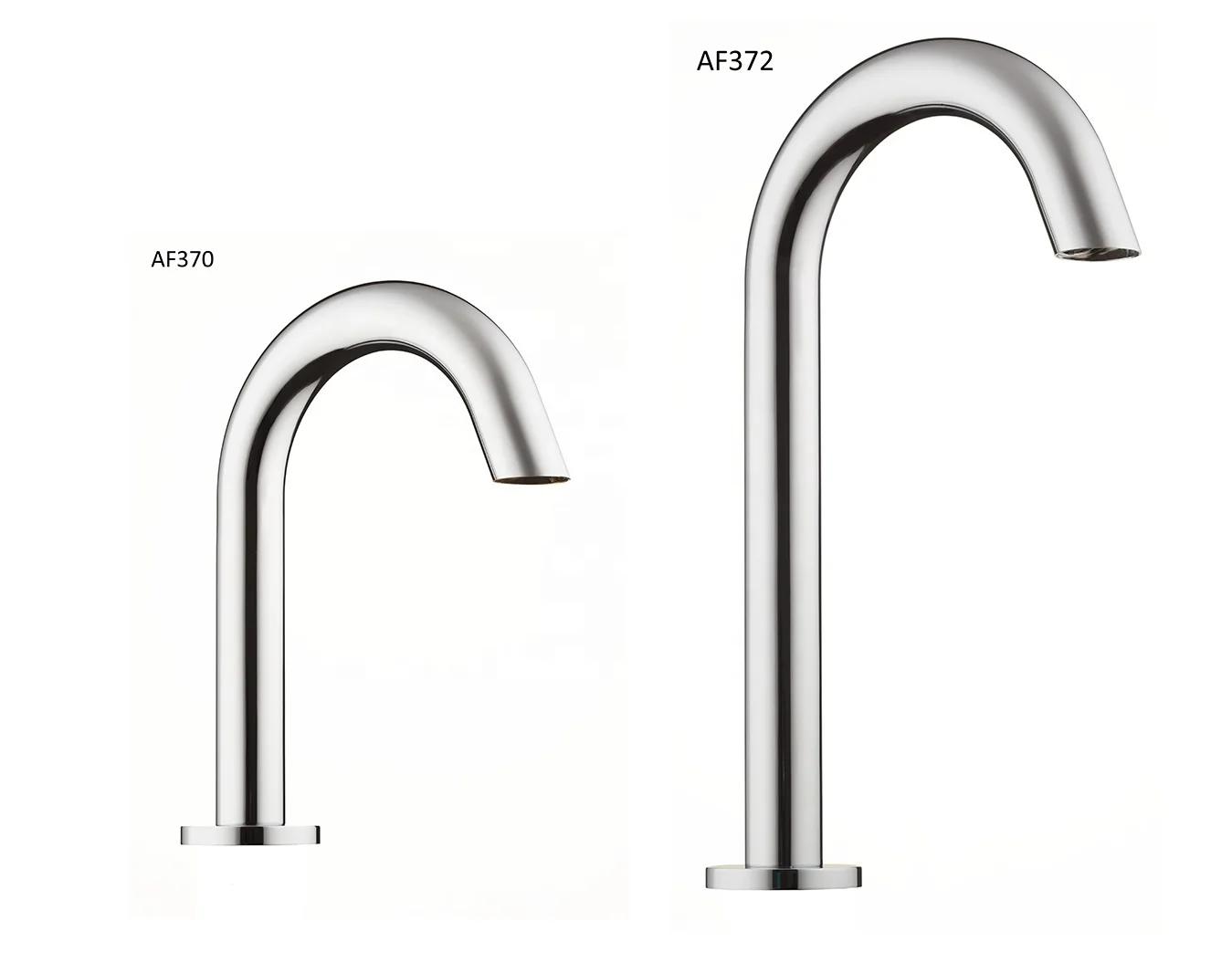 faucet spout Smart sanitary brass faucet hardware commercial touchless hand free automatic for hotel