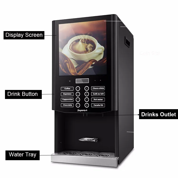 Turkish coffee vending machine coffee machine factory design suitable for Turkish