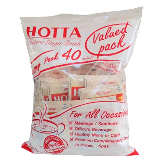 Best Price 280g Instant Ginger Tea Powder Sachet HOTTA  Brand for Drink Beverage Thailand Made in Thailand