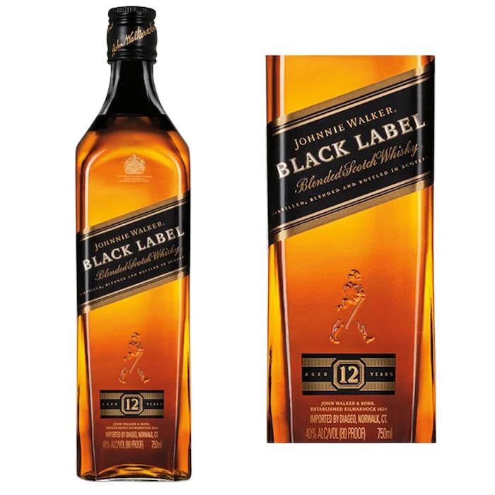 Оптом Black Label Виски 12 лет Black Label Виски 750 мл бутылки для продажи