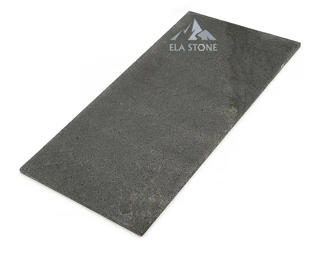 High Quality Tile ELA Stone Modern Midcentury rustic Villa House Courtyard Tumbled  Basalt Stone from Vietnam