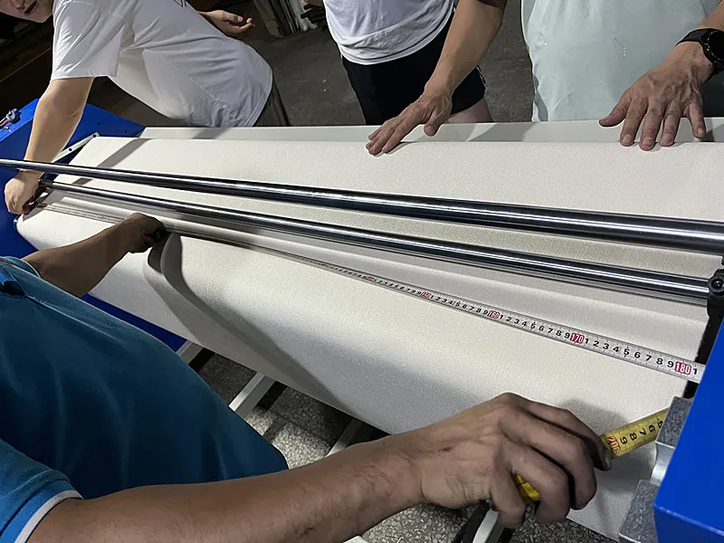 Calandra roller sublimation machine/1.8m wide roll to roll heat press machine