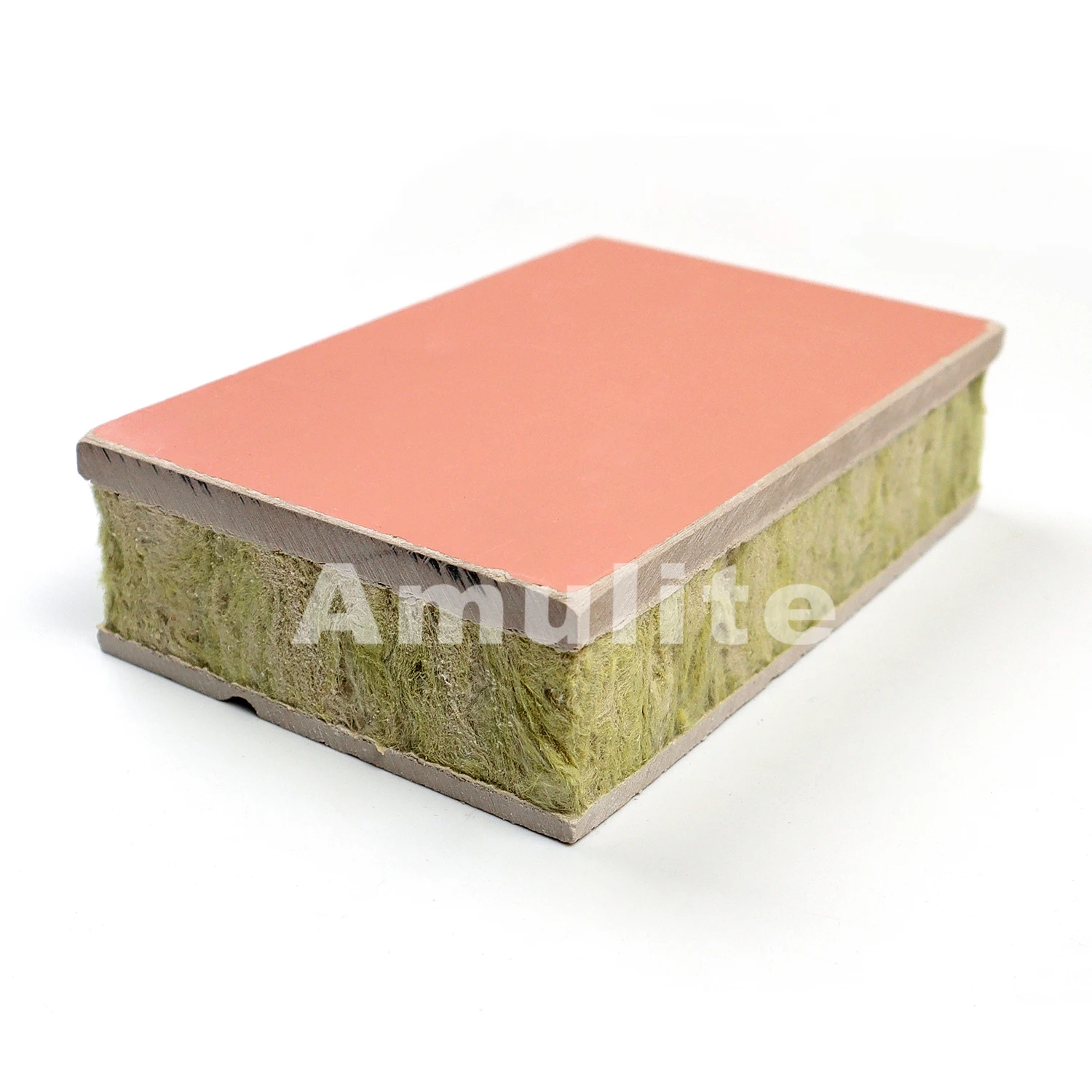 Amulite factory high quality Customized Color Fireproof high density EPS sandwich cement wall panel Slot mounting cement board