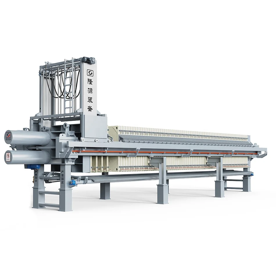 High Degree of Automation X2000 Filter Press Chamber or Membrane Filter Press Maximum Filtering Pressure 4.0 MPa(25Bar)