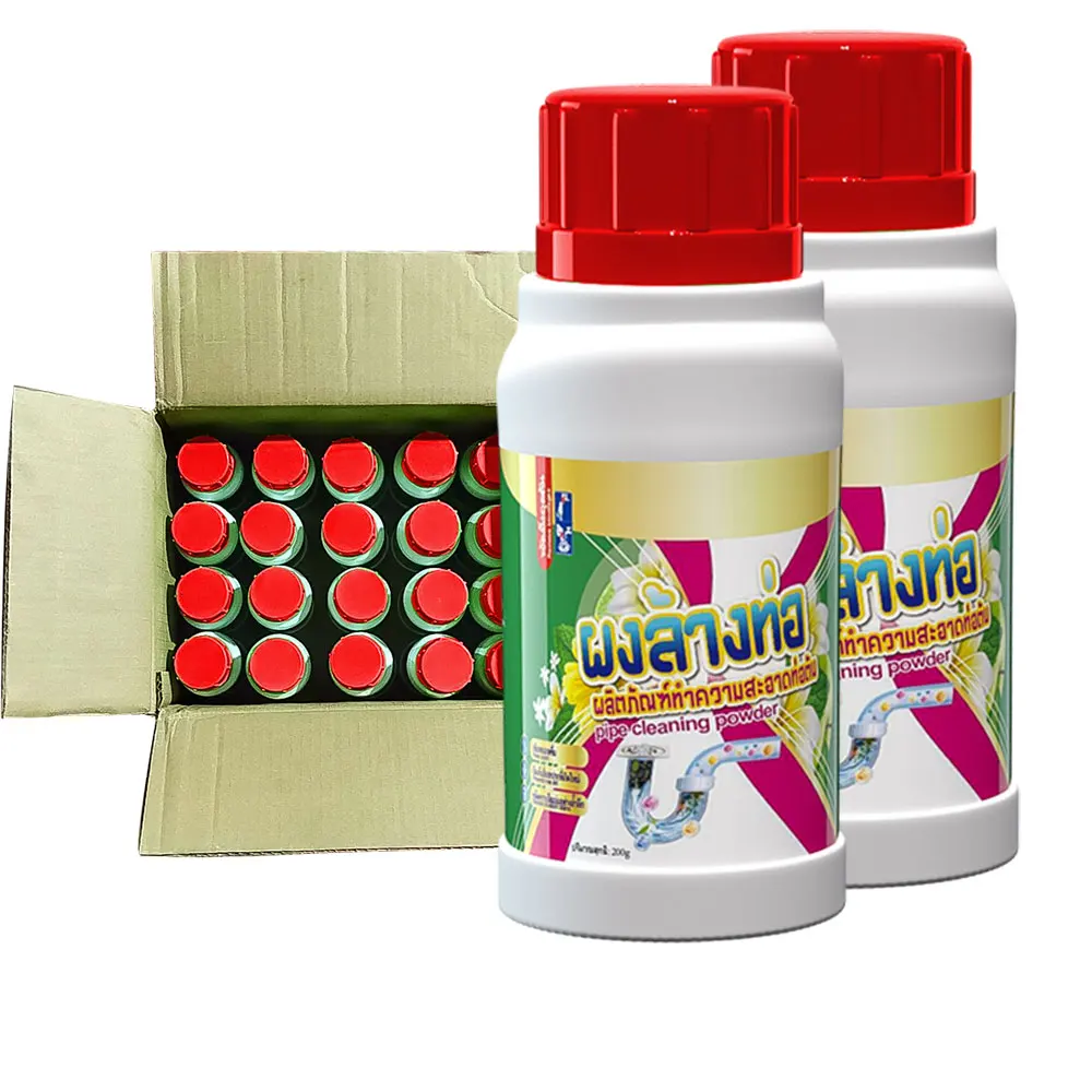 Private Label Custom Dead Toilet Pipe Drain Cleaner Powder for Oil/Grease/Hair Household Chemicals From Thailand