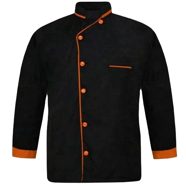 Hot Selling High Quality Chef Jacket full Sleeve Chef Coat Soft and comfortable hotel uniforms for men women