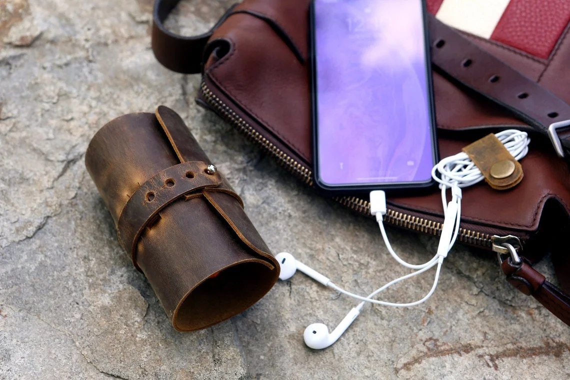  Высококачественный органайзер для кабелей ручной работы регулируемый рулон дорожный футляр