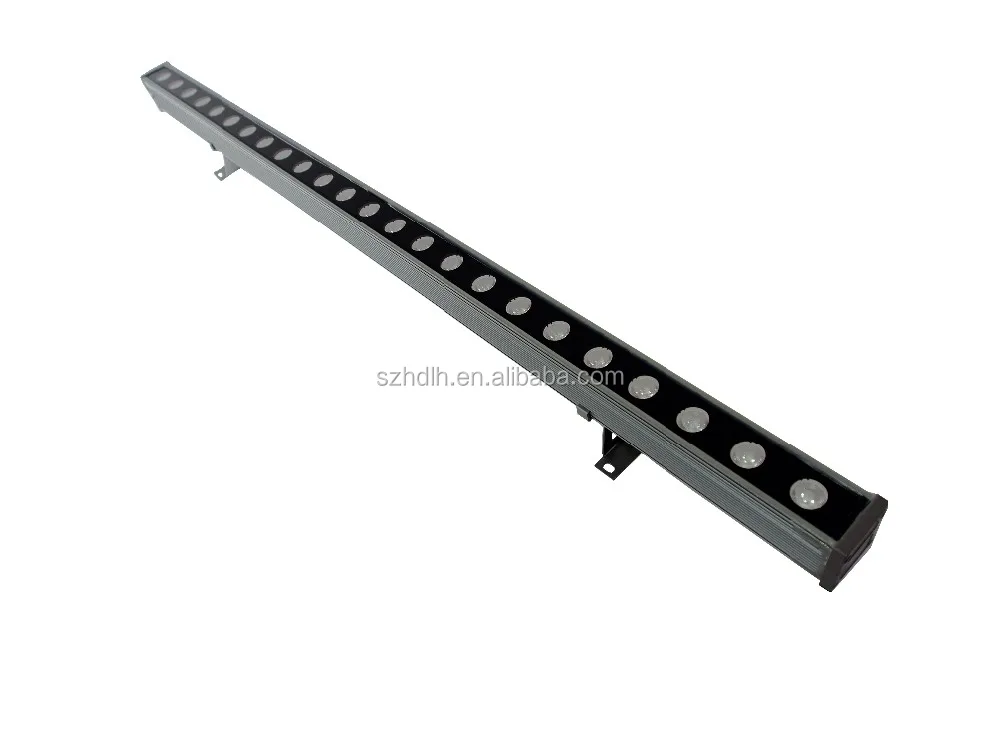LED outdoor Wall Grazer  Outdoor Facade Lighting Wall Washer Anti Glare 18-30W Anti Glazer Shield Adjustable IP67 DC24