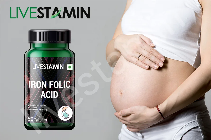 
Folic acid Tablets For Women Health Prenatal Development Vitamins & Minerals Supplement Private Label GMP ISO 