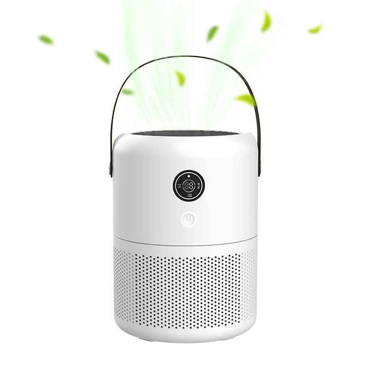 Kinscoter New Portable Negative Ion Air Cleaner UV Household  PM2.5 Purifier Air purifier With HEPA 12 Filter