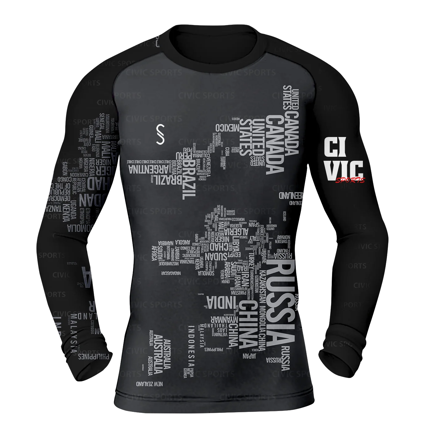 OEM Custom Made Jiu Jitsu Rash Guards Full Sleeves Man One Piece Swim Mma Rashguard Printing shirt rashguard