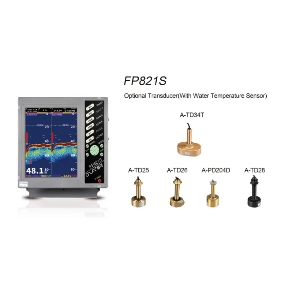 Marine Electronics Digital Fish Detector Echo Sounder Fishing Finder With Transducer