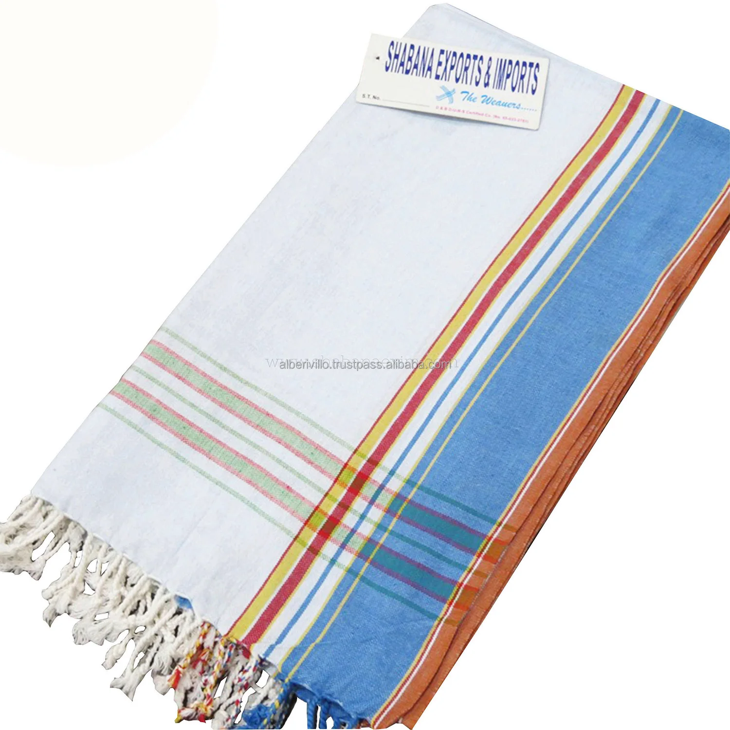 Different Sizes Luxury Kenyan  Golf Sarong Kikoy Beach Towels kikoy Fabric Beach Pareo Towel Kenyan For Adults With High Quality